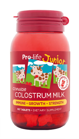 Junior Colostrum Milk Chews (Strawberry)